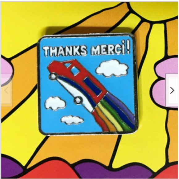 RARE Staff Canada Post Lapel Pin Badge Pandemic 2020 Thanks (Merci) Employees - Picture 1 of 4